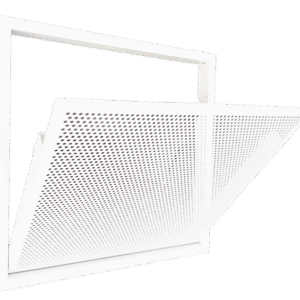 PRG-IFH : GRILLE DE REPRISE PERFOREE AVEC PORTE FILTRE INTEGREE